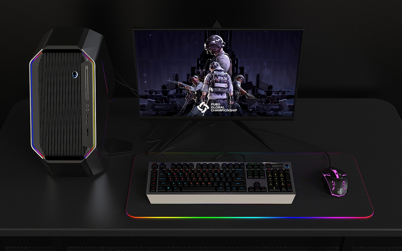 computer，mouse，keyboard，black，