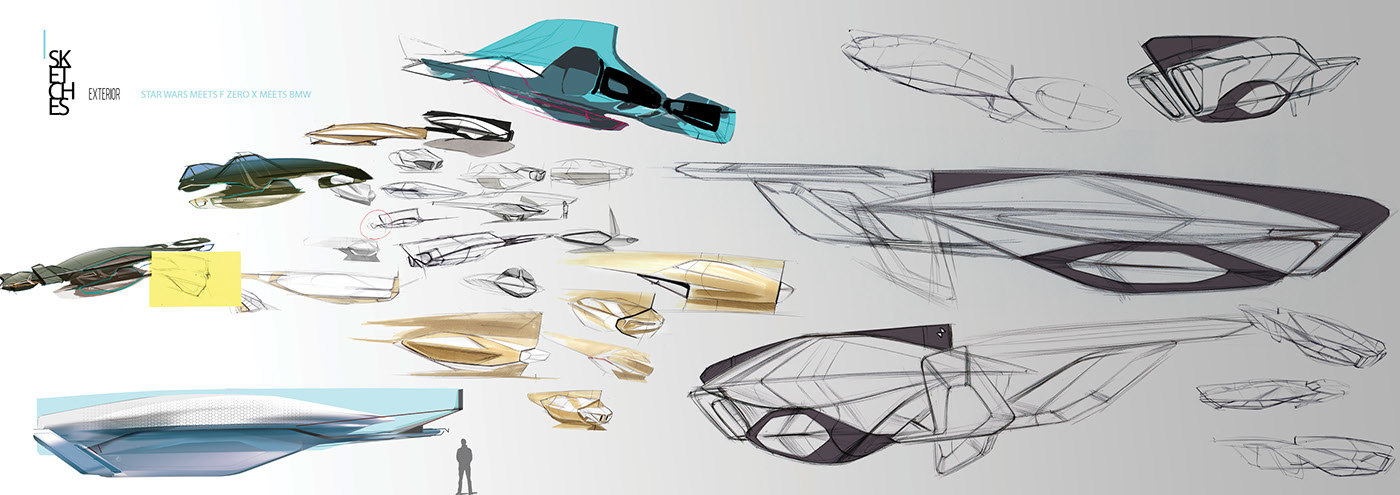 bmw，bmw，Aerocraft，industrial design，conceptual design，Hybrid spacecraft，