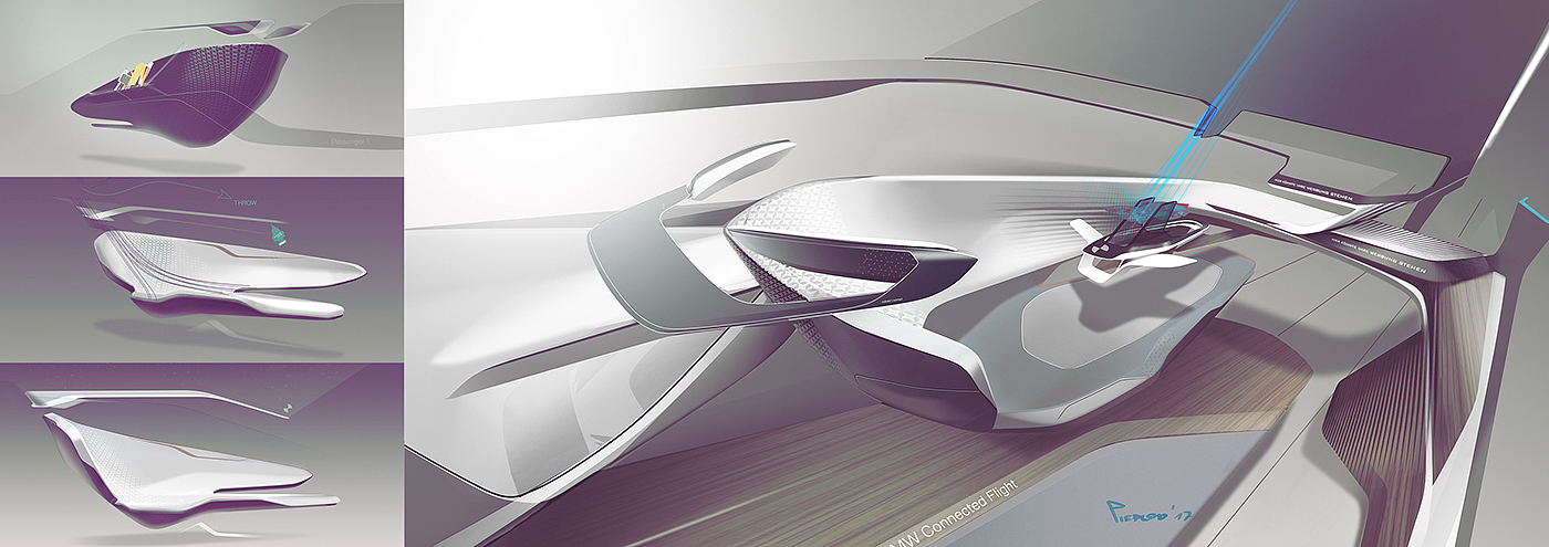 bmw，bmw，Aerocraft，industrial design，conceptual design，Hybrid spacecraft，