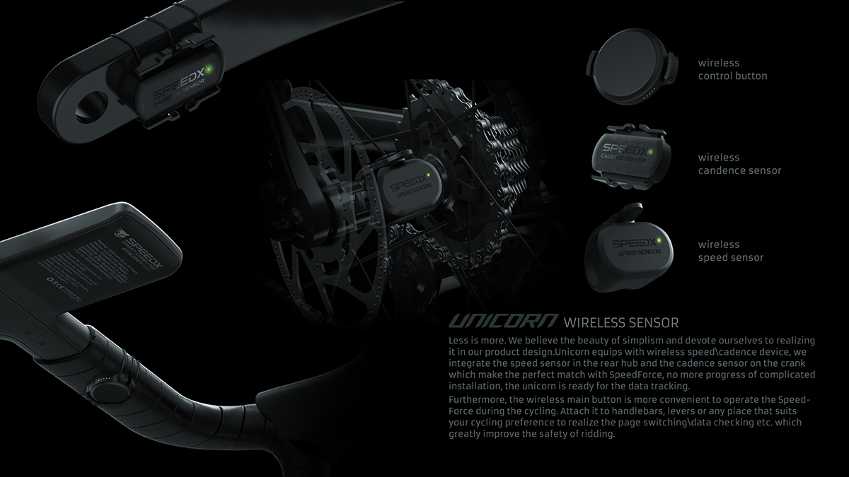 unicorn，Bicycle，Intelligent control system，industrial design，product design，comfortable，integrate，