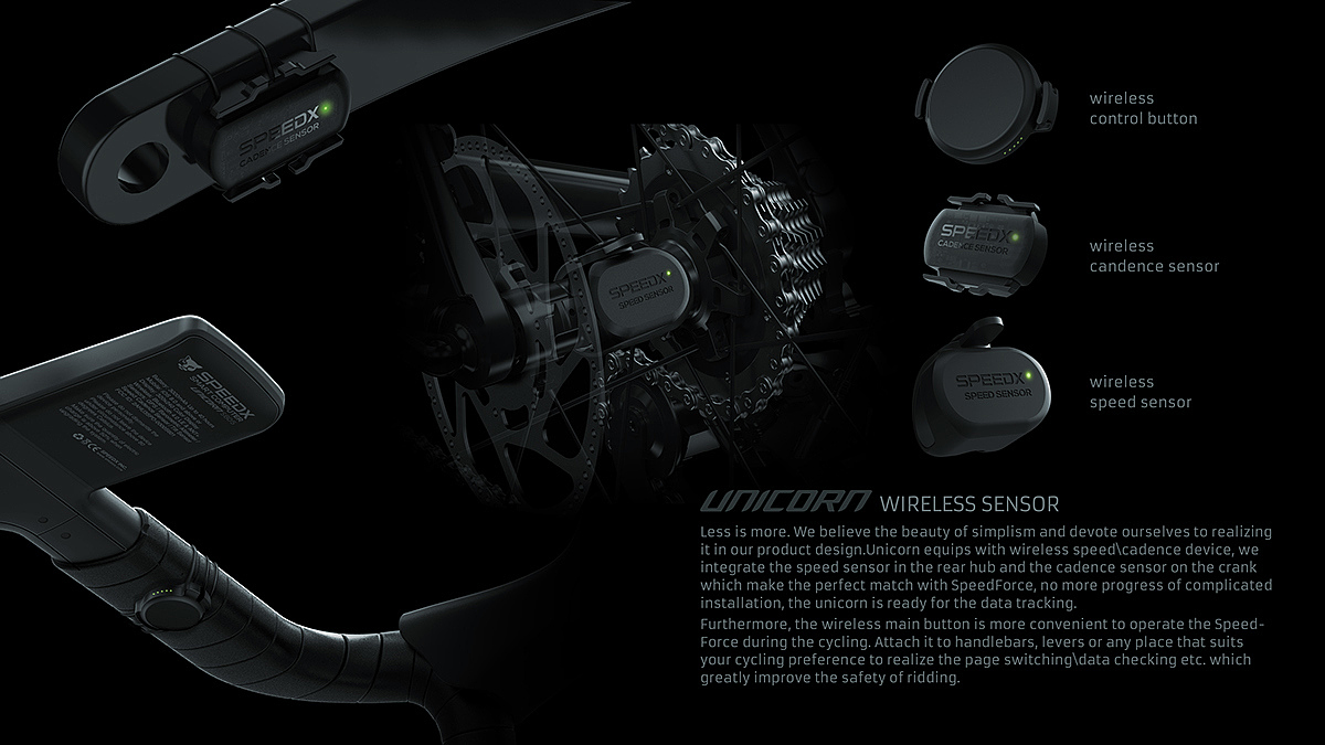 unicorn，Bicycle，Intelligent control system，industrial design，product design，comfortable，integrate，