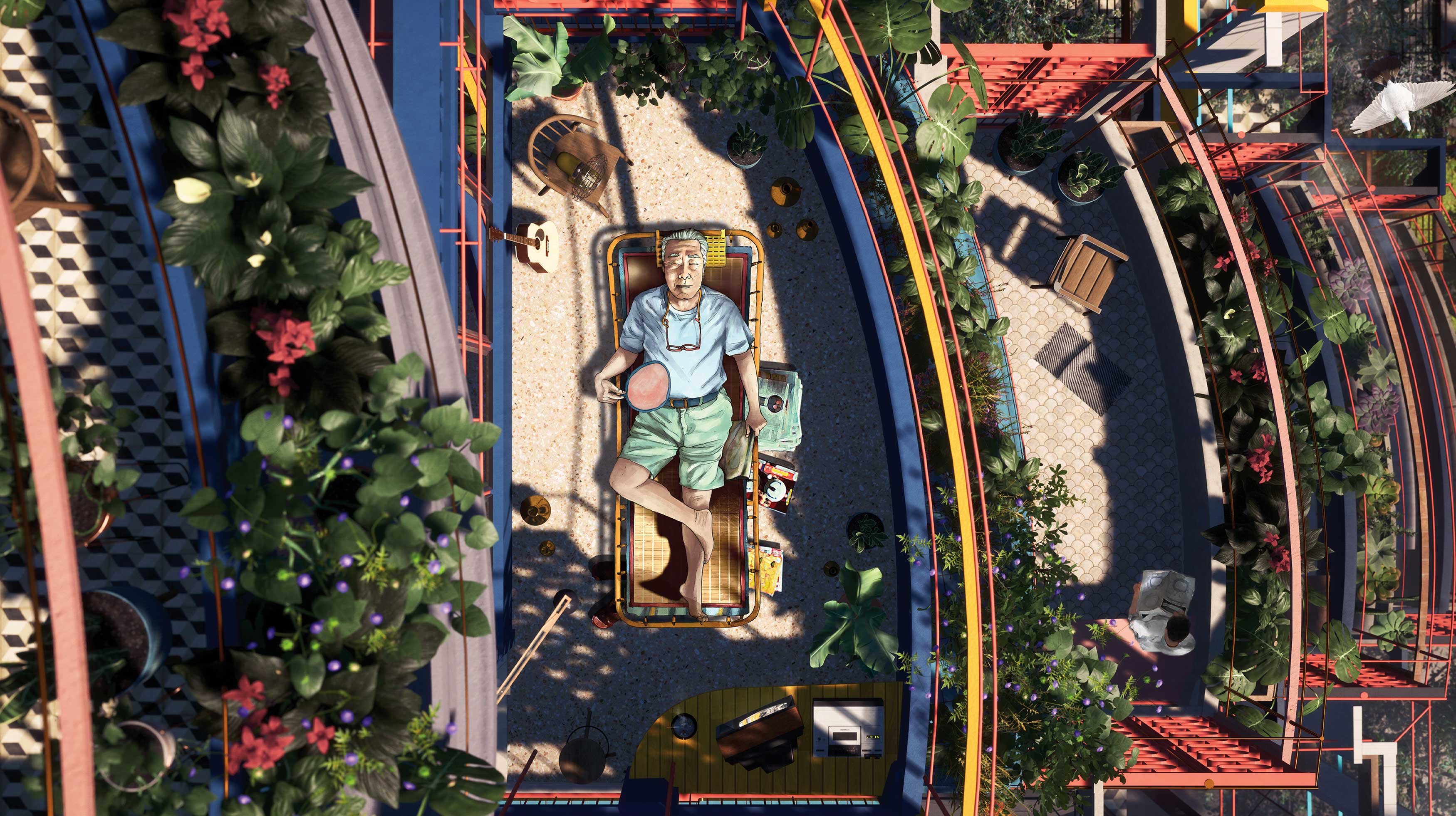 2020 red dot design concept award，Urbanized architecture，residence，