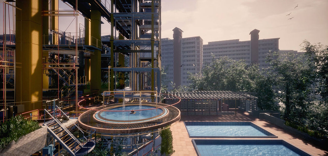 2020 red dot design concept award，Urbanized architecture，residence，