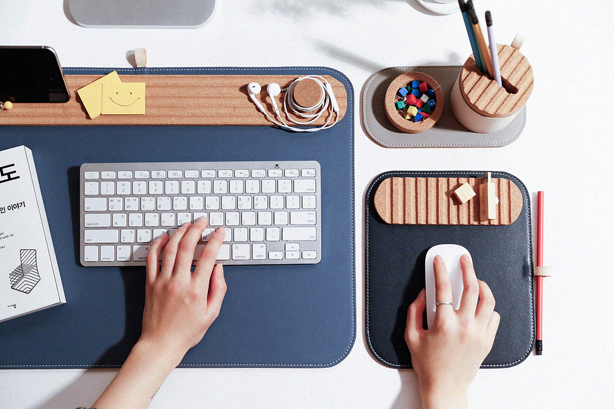 Office Supplies，industrial design，cork，Leather utensils，product design，Desktop furnishings，