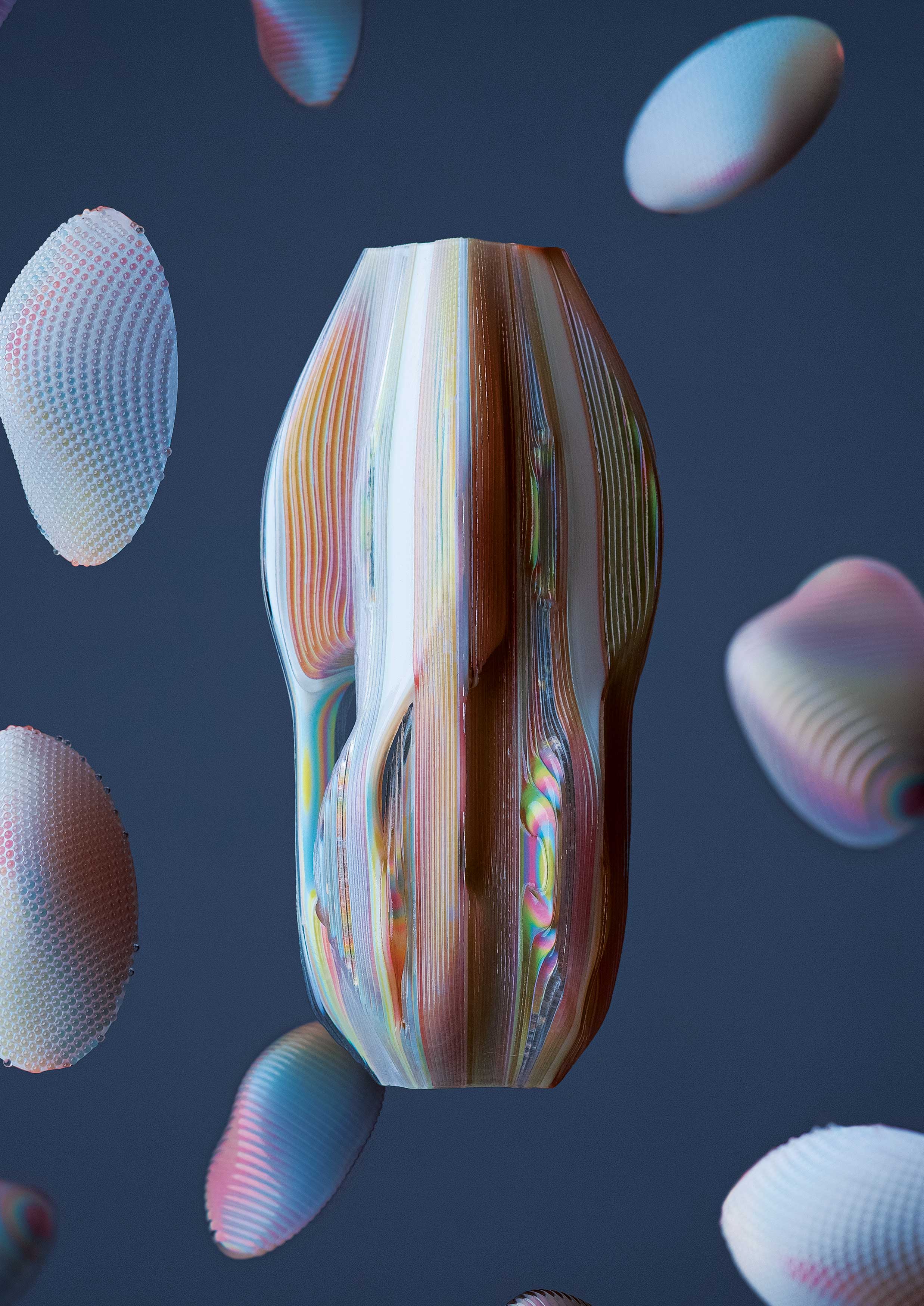 2020 red dot design concept award，Optical Textiles，Optical textile，3D printing，