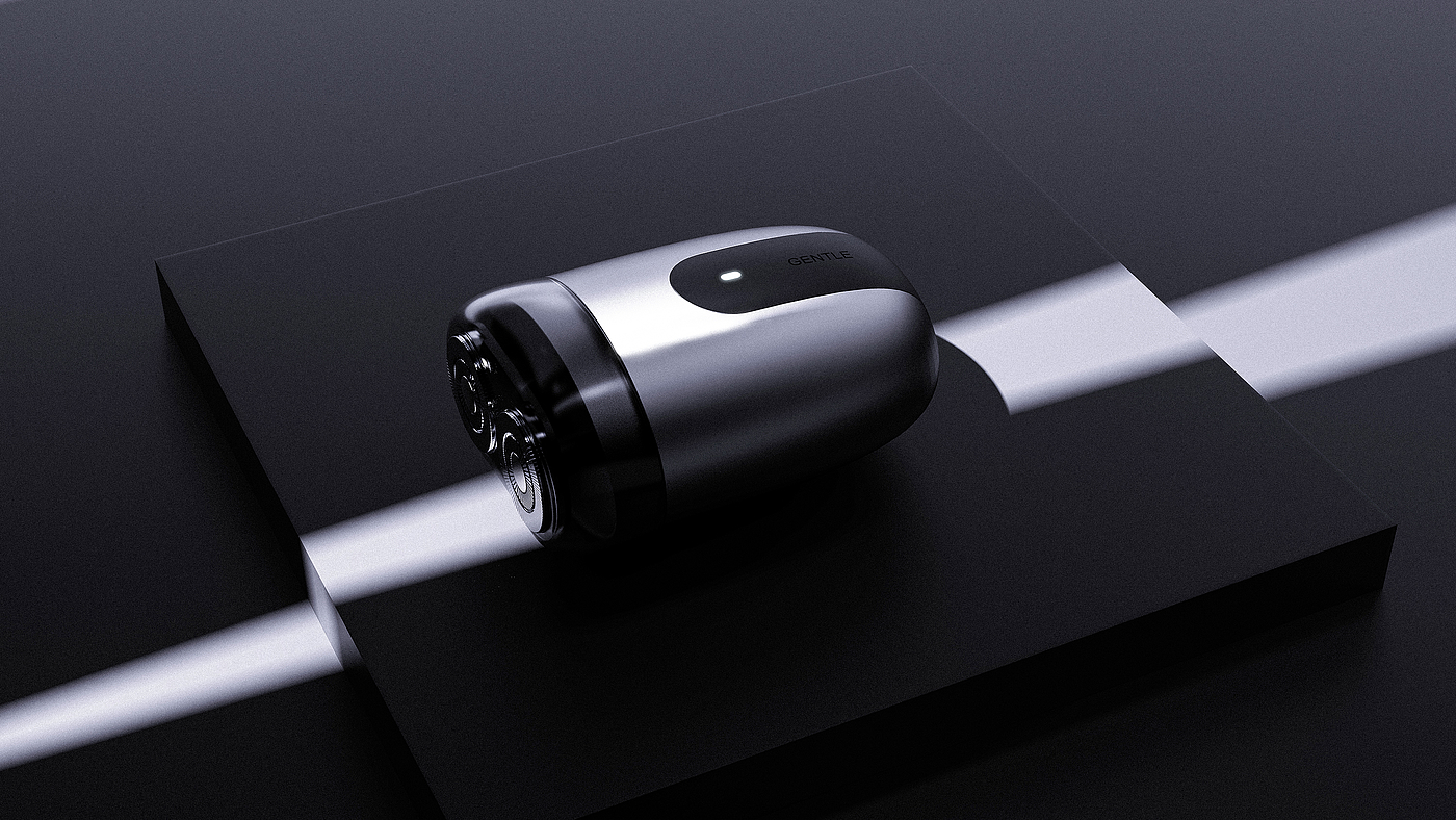 product design，industrial design，sample reels，razor，Keyshot rendering，