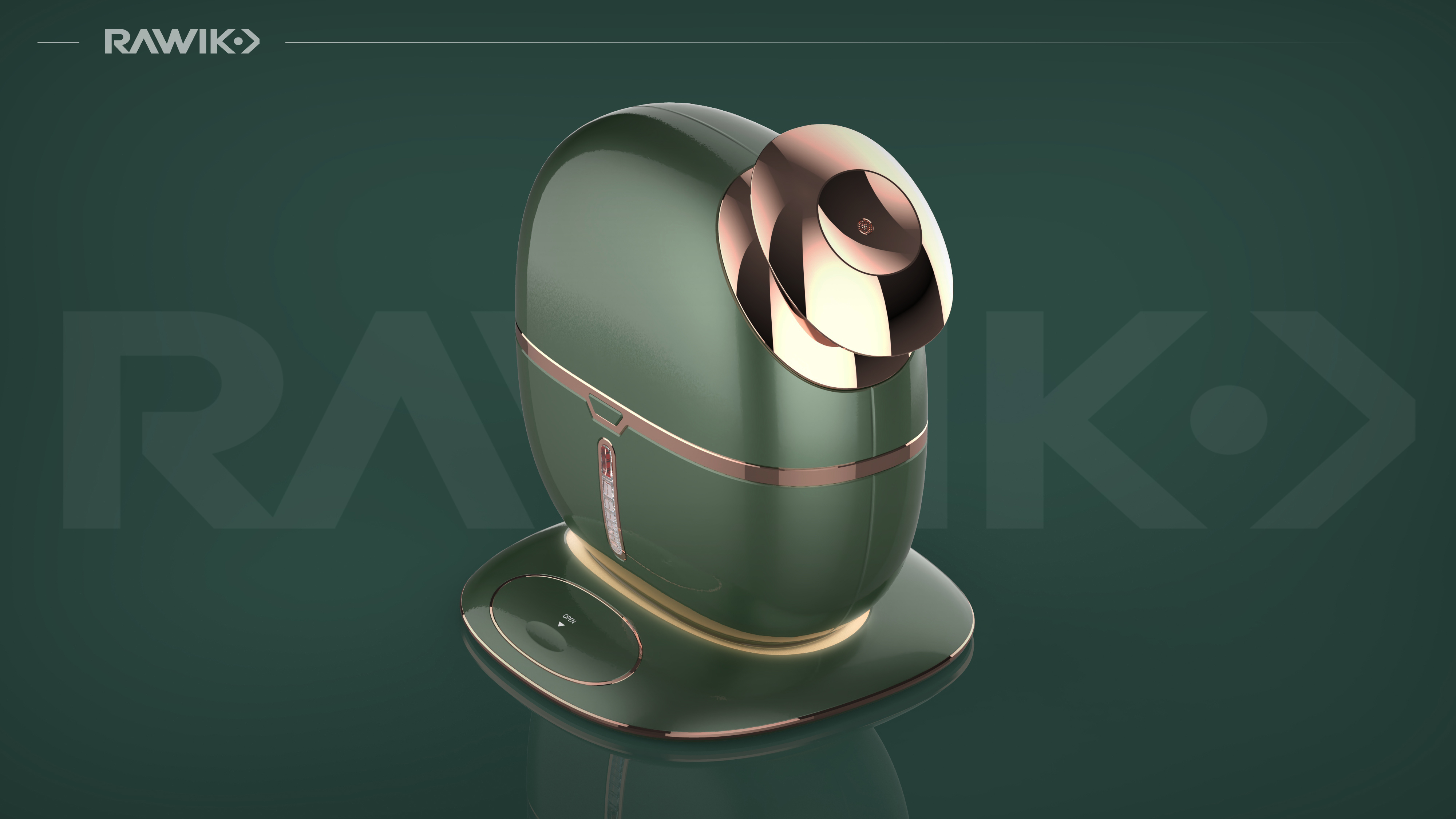 Retro Green，Female humidifier，