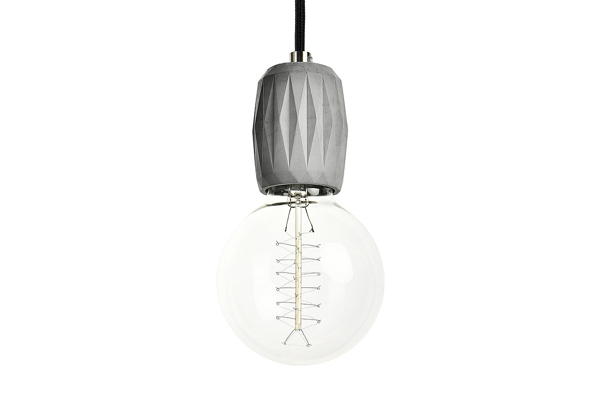Concrete material，a chandelier，industrial design，Home appliance design，Lamp design，