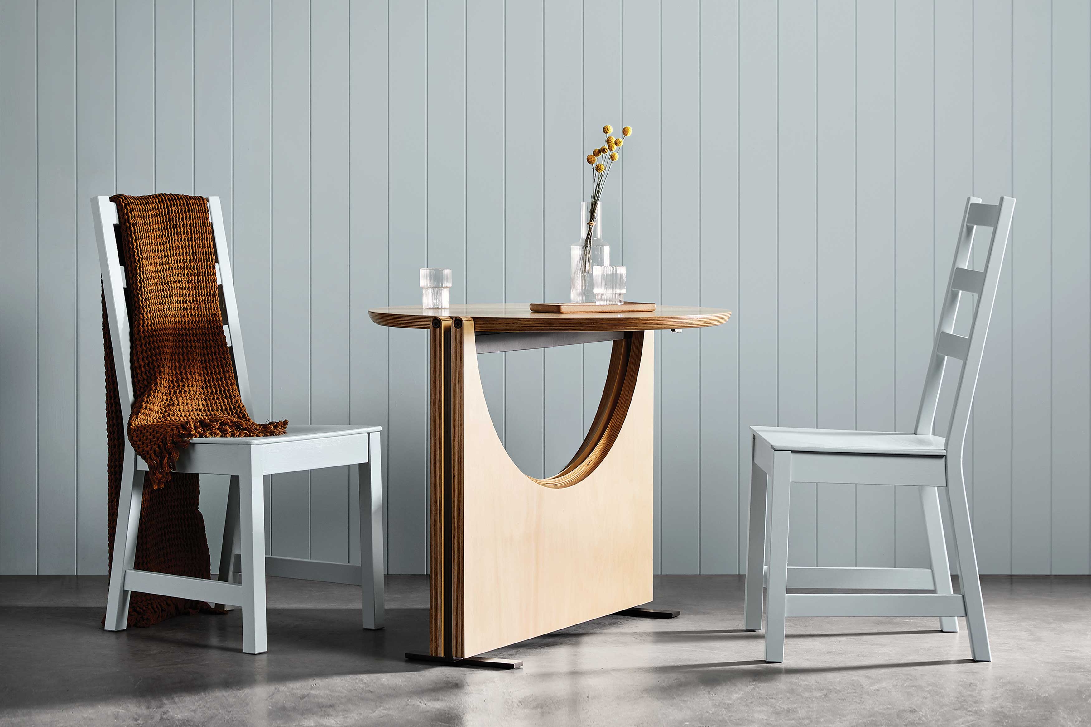 2020 red dot design concept award，Drop Leaf Table，Table，fold，