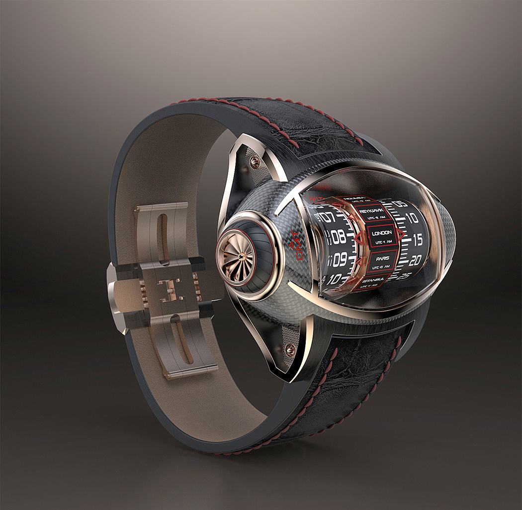 Mechanical watch，turbine，Watch design，industrial design，product design，Creative design，