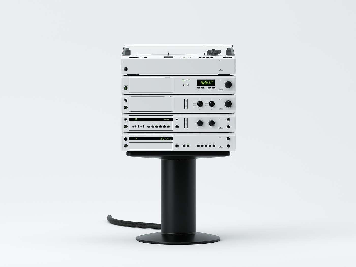 modeling，Render，Braun Atelier，seventy-eight，