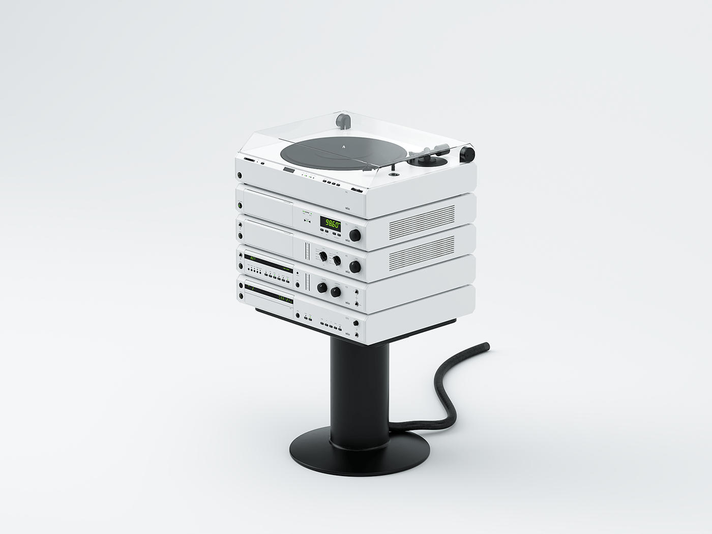 modeling，Render，Braun Atelier，seventy-eight，