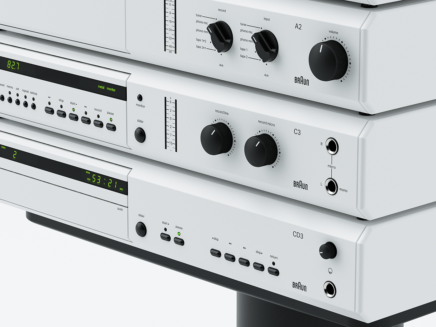 modeling，Render，Braun Atelier，seventy-eight，