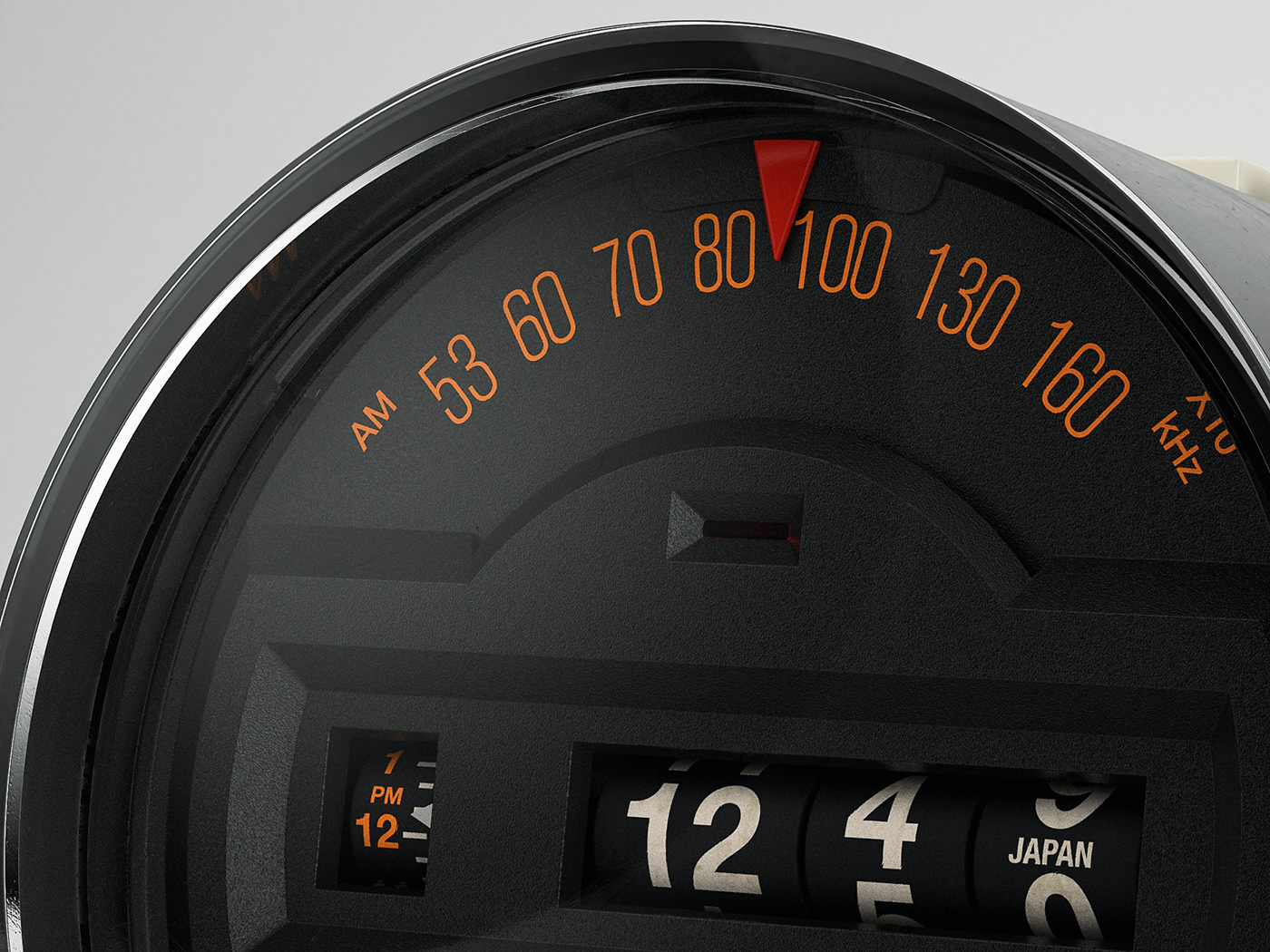 sony，Clock，black，