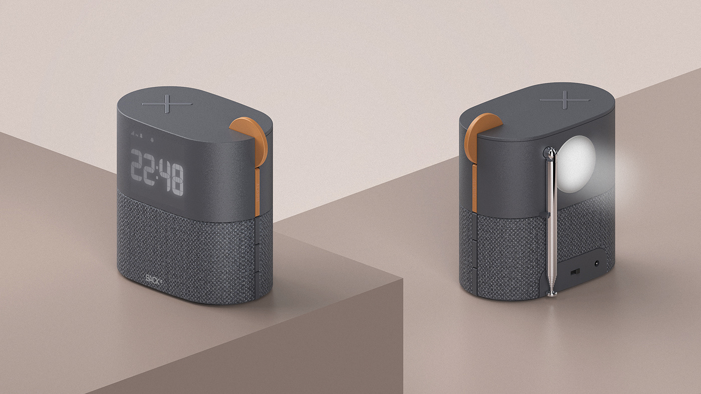 Multifunctional，Clock，black，