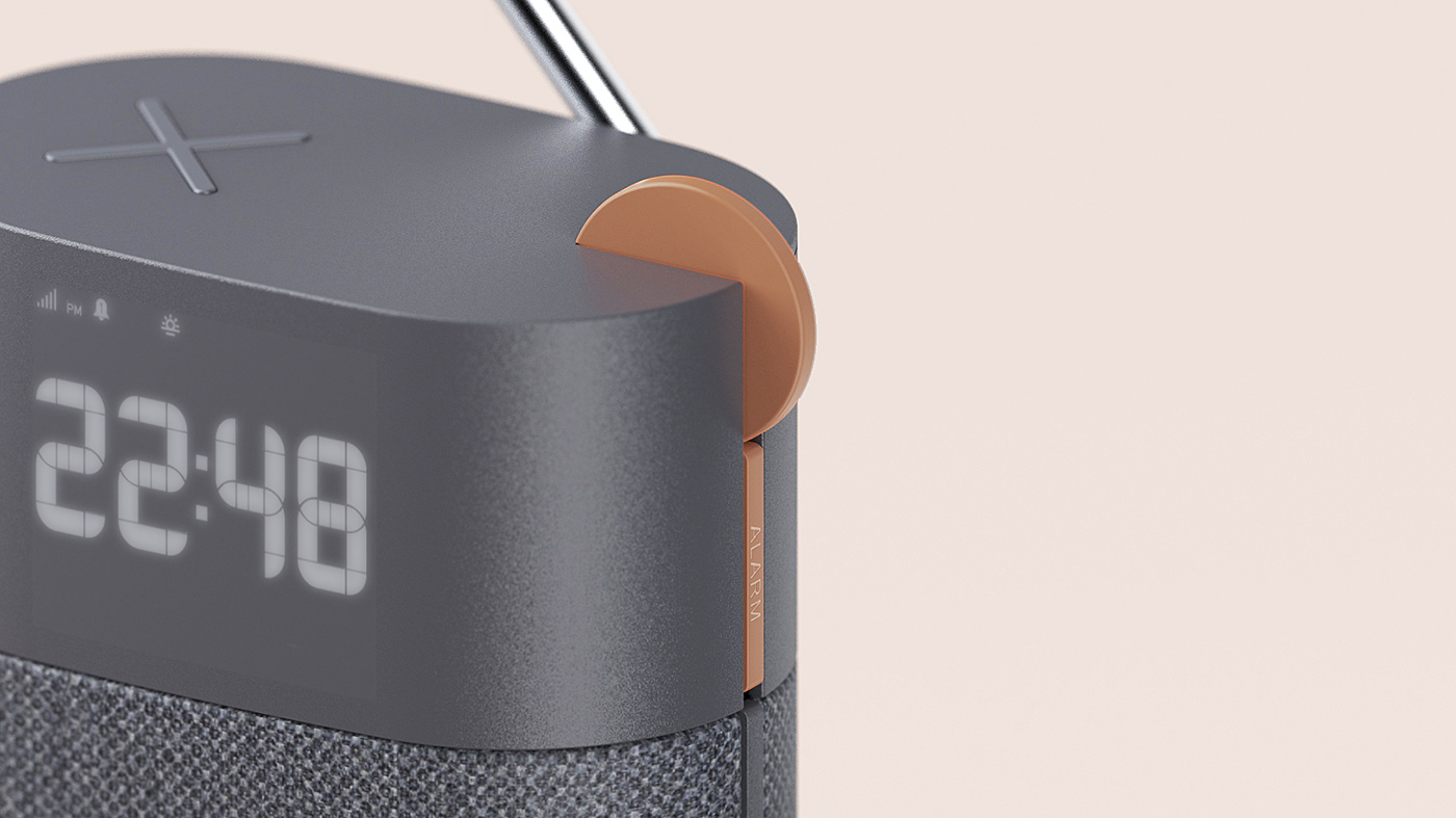 Multifunctional，Clock，black，