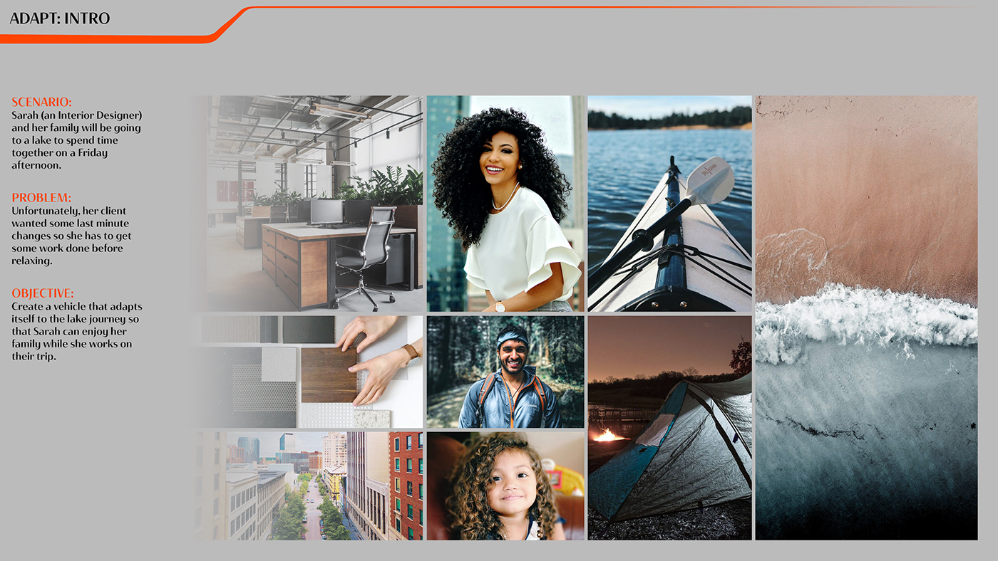 RAM Adapt，Automotive interior design，sketch，