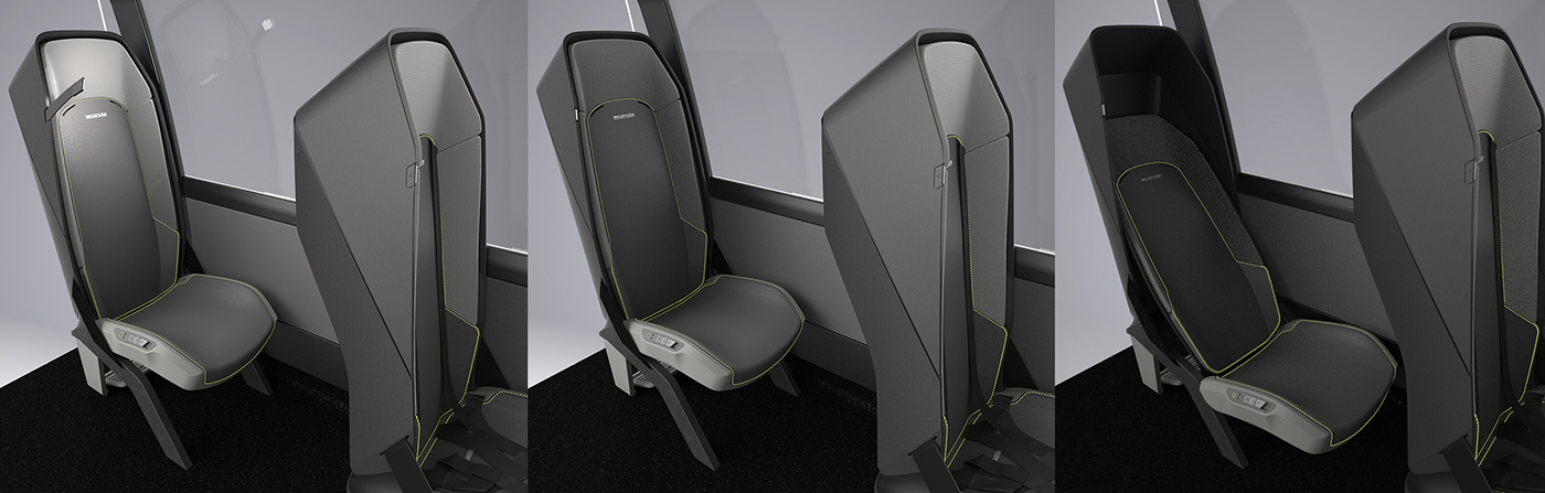 Bus design，industrial design，Automobile design，Automotive interior design，