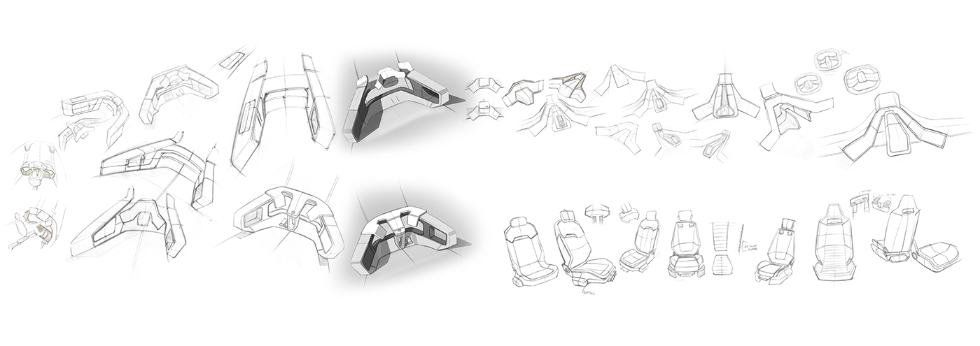 Bus design，industrial design，Automobile design，Automotive interior design，