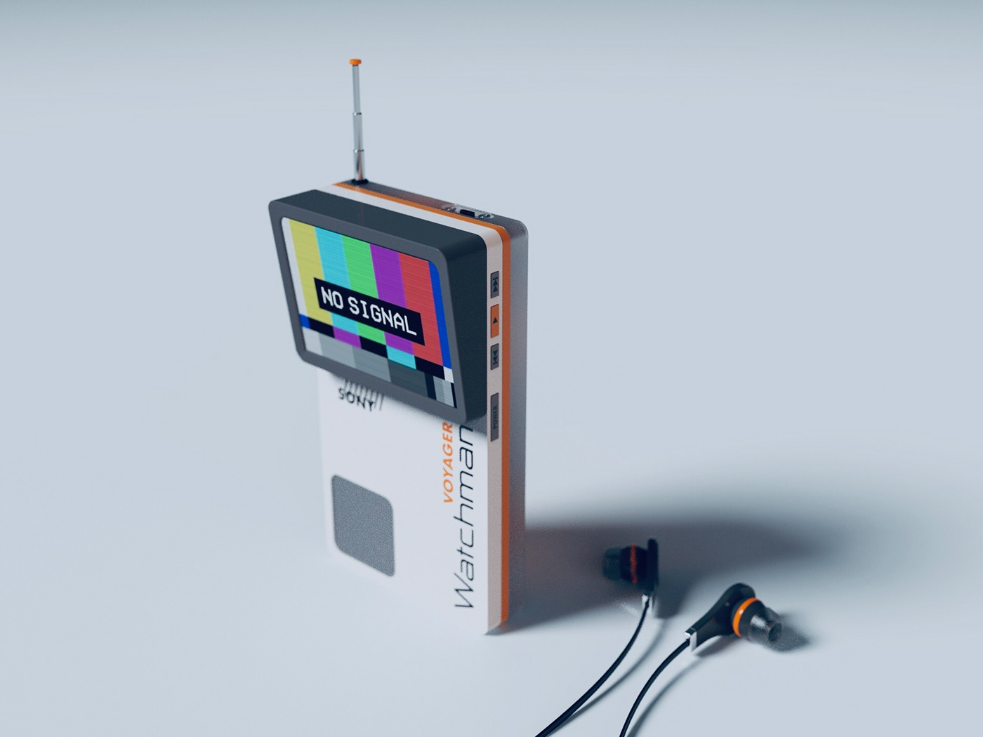 sony，Watchman，Television，Retro，redesign，