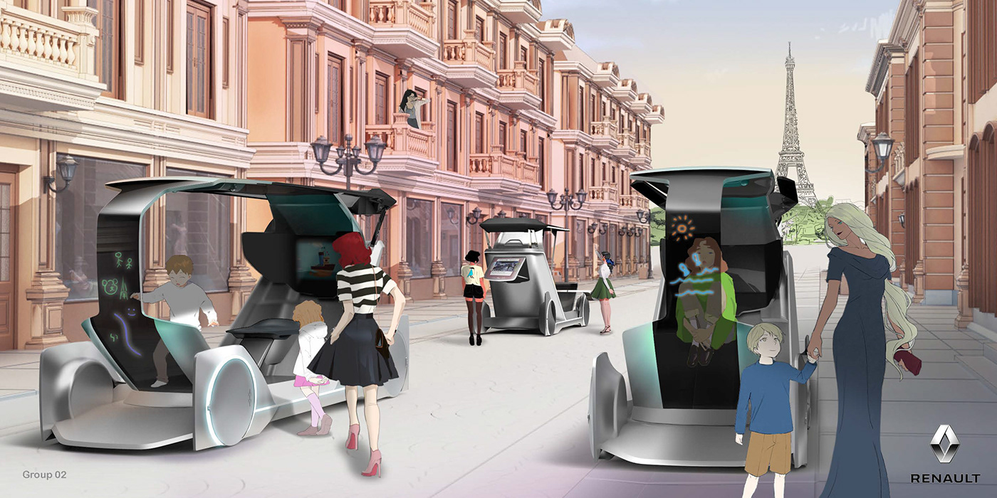 Renault，automobile，comfortable，Family type，Group2，