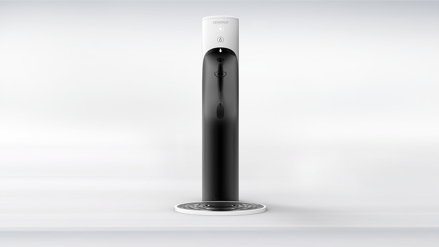 DEWDROP，Water purifier，leaf，curve，Provincial space，