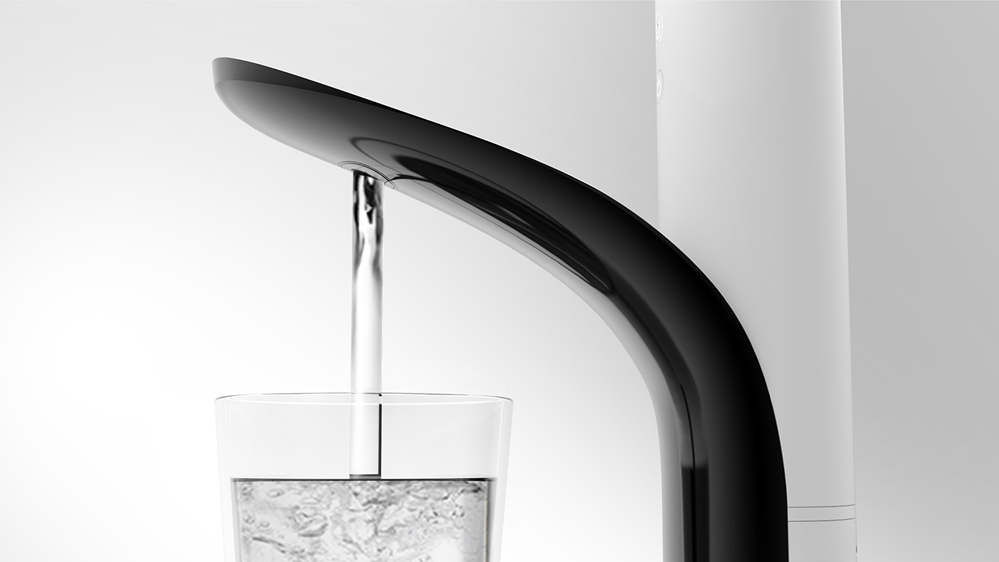 DEWDROP，Water purifier，leaf，curve，Provincial space，