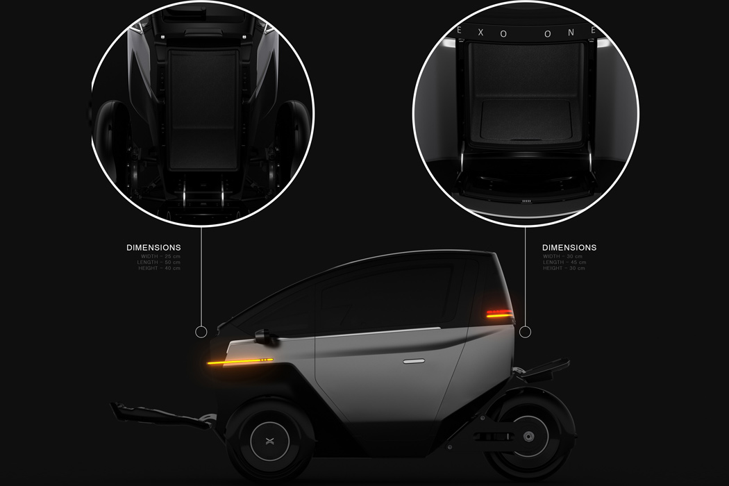 Electric，Tricycle，commute，Compact，EXO ONE，