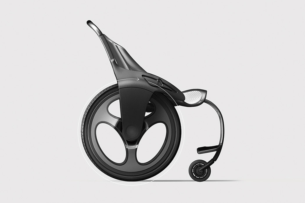 wheelchair，Manual，uphill slope，