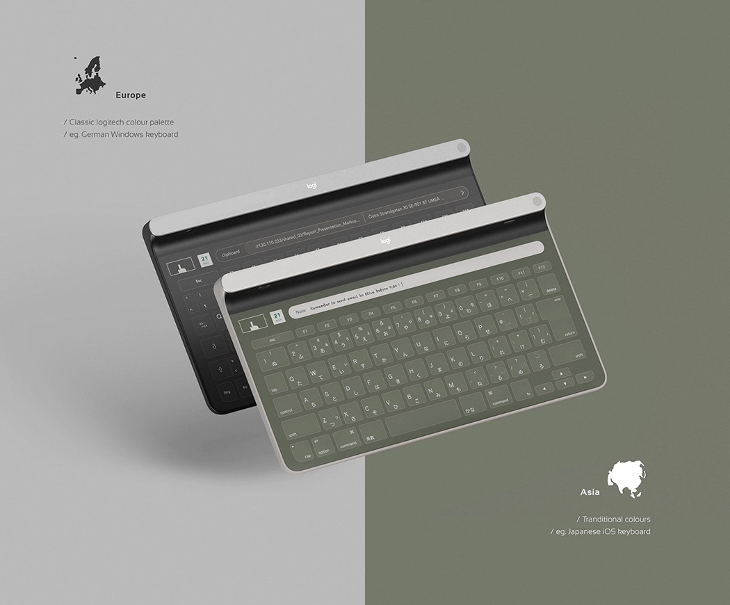 computer，Flat，keyboard，Logitech，