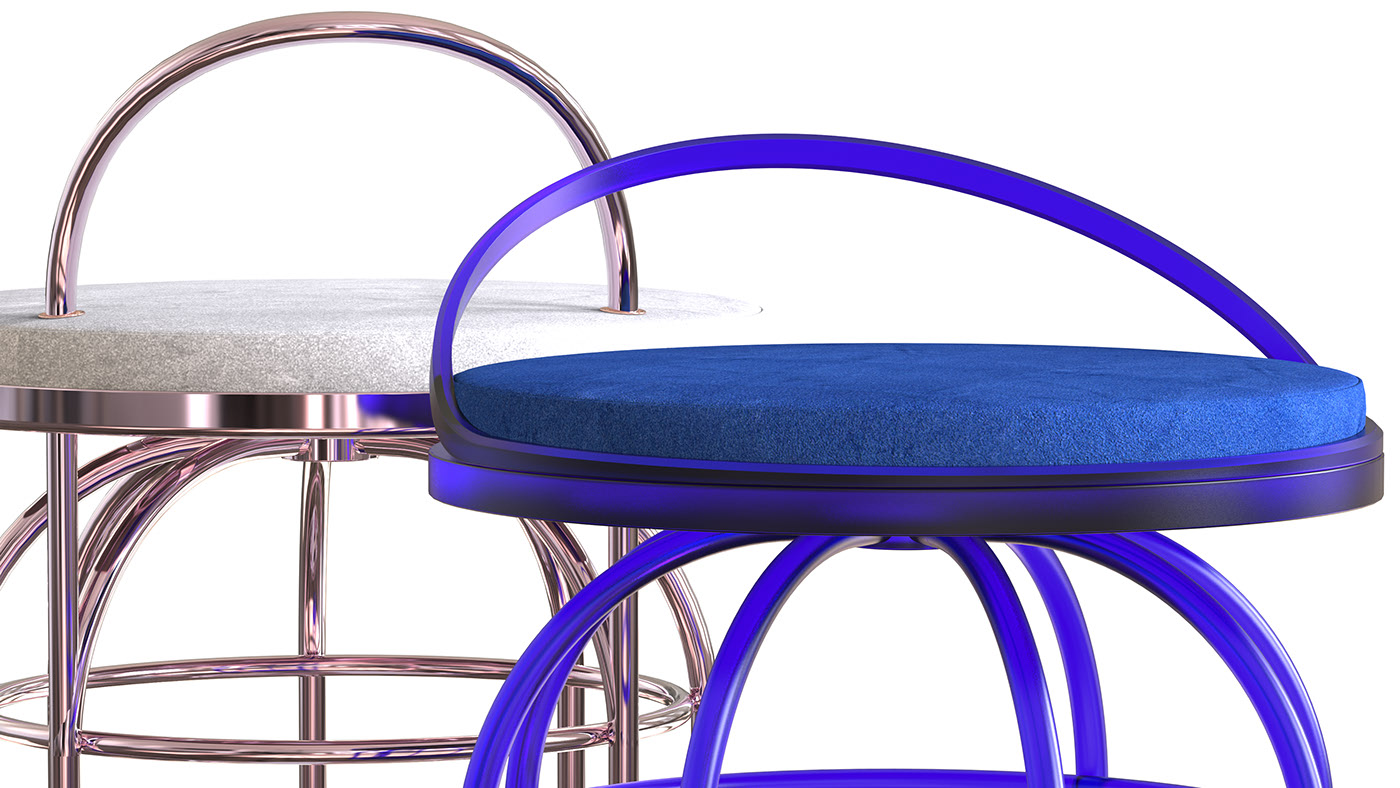 cage，Metal，stool，