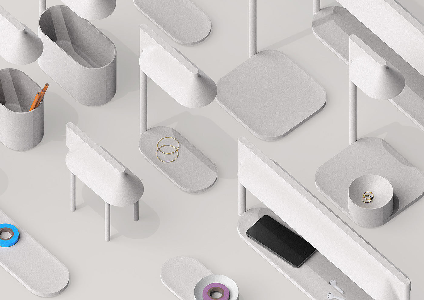 lighting，Desk lamp，roof，