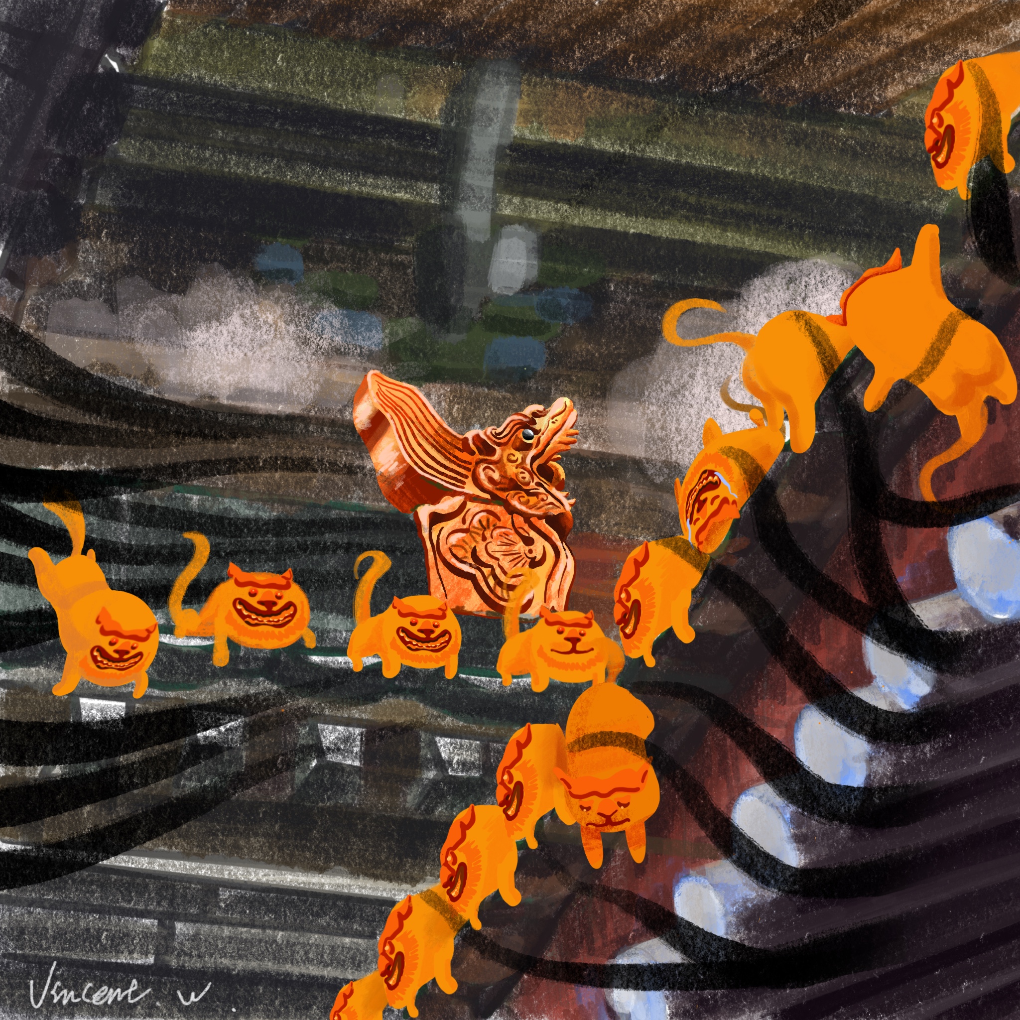 A salute to the eaves，