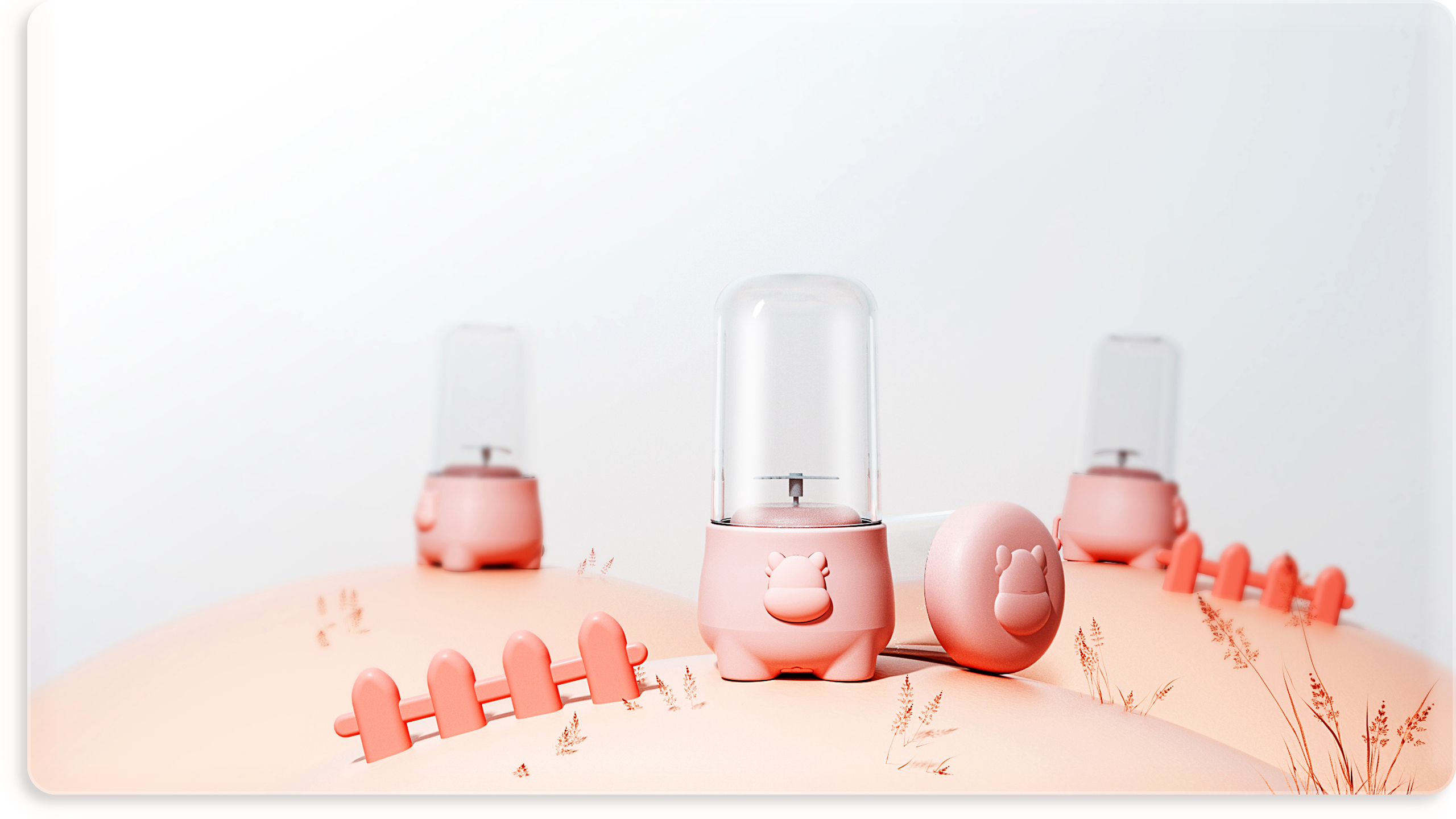 Juice cup，Cartoon，Animal modeling，QZoo，