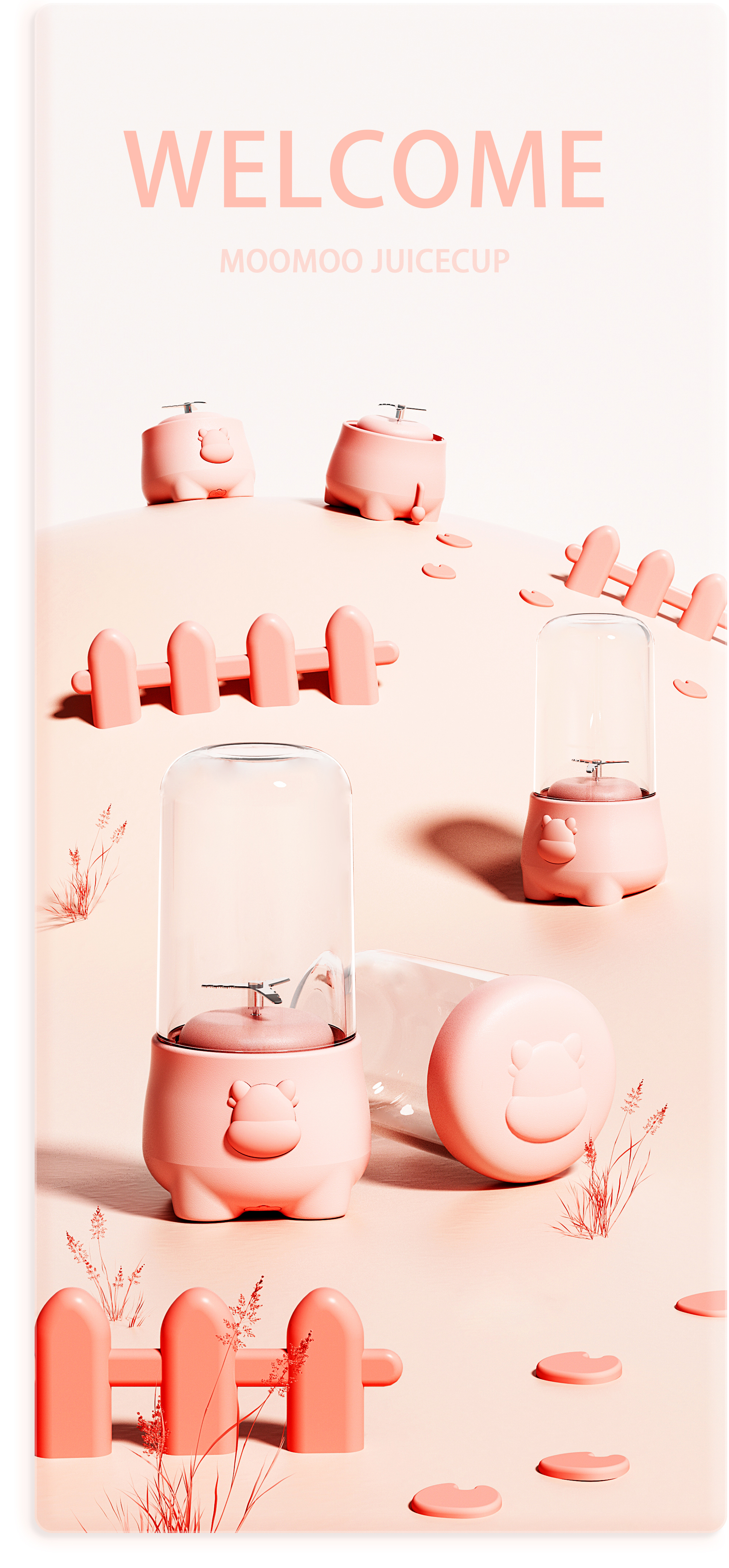 Juice cup，Cartoon，Animal modeling，QZoo，