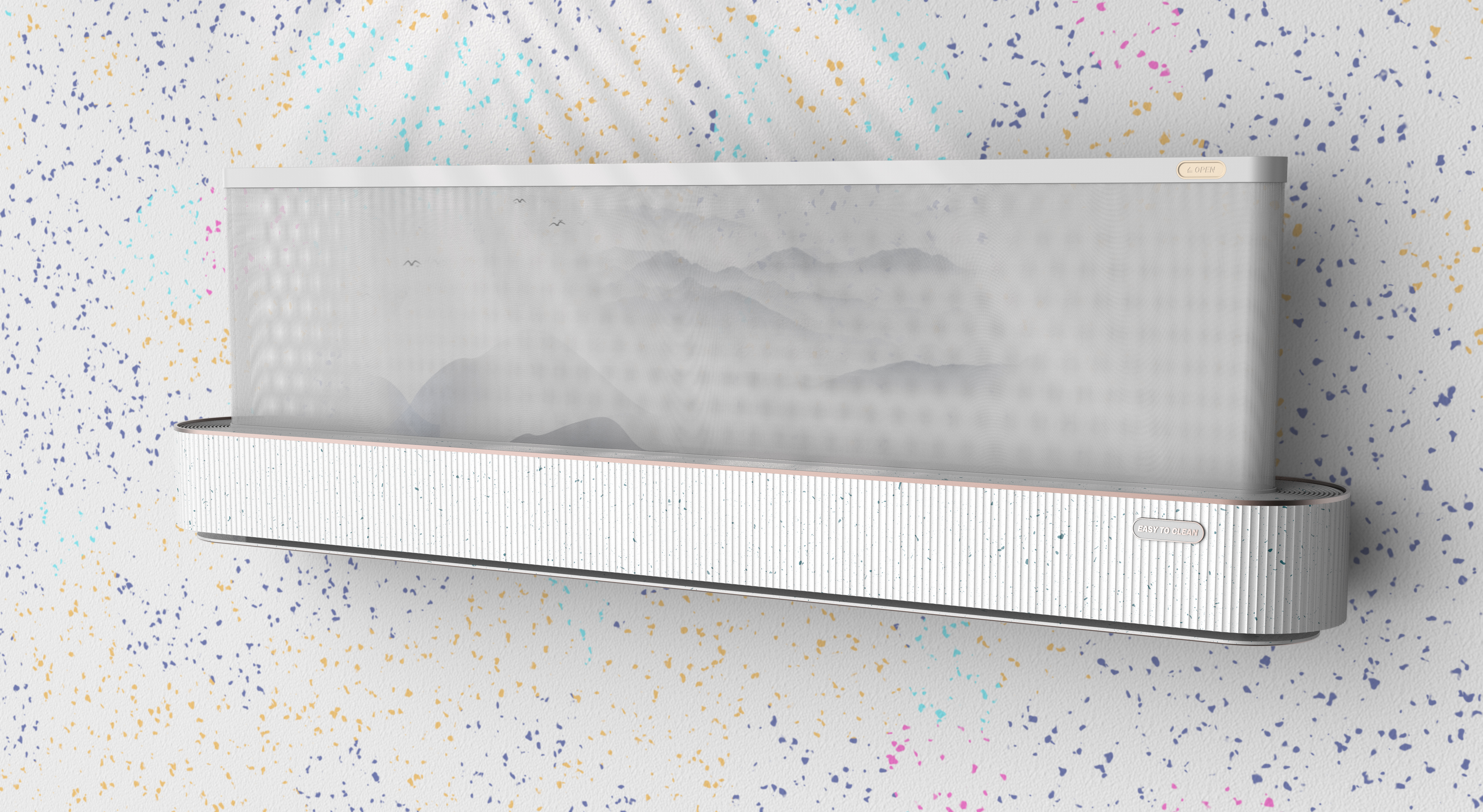 Spade design，air cleaner，Landscape painting，