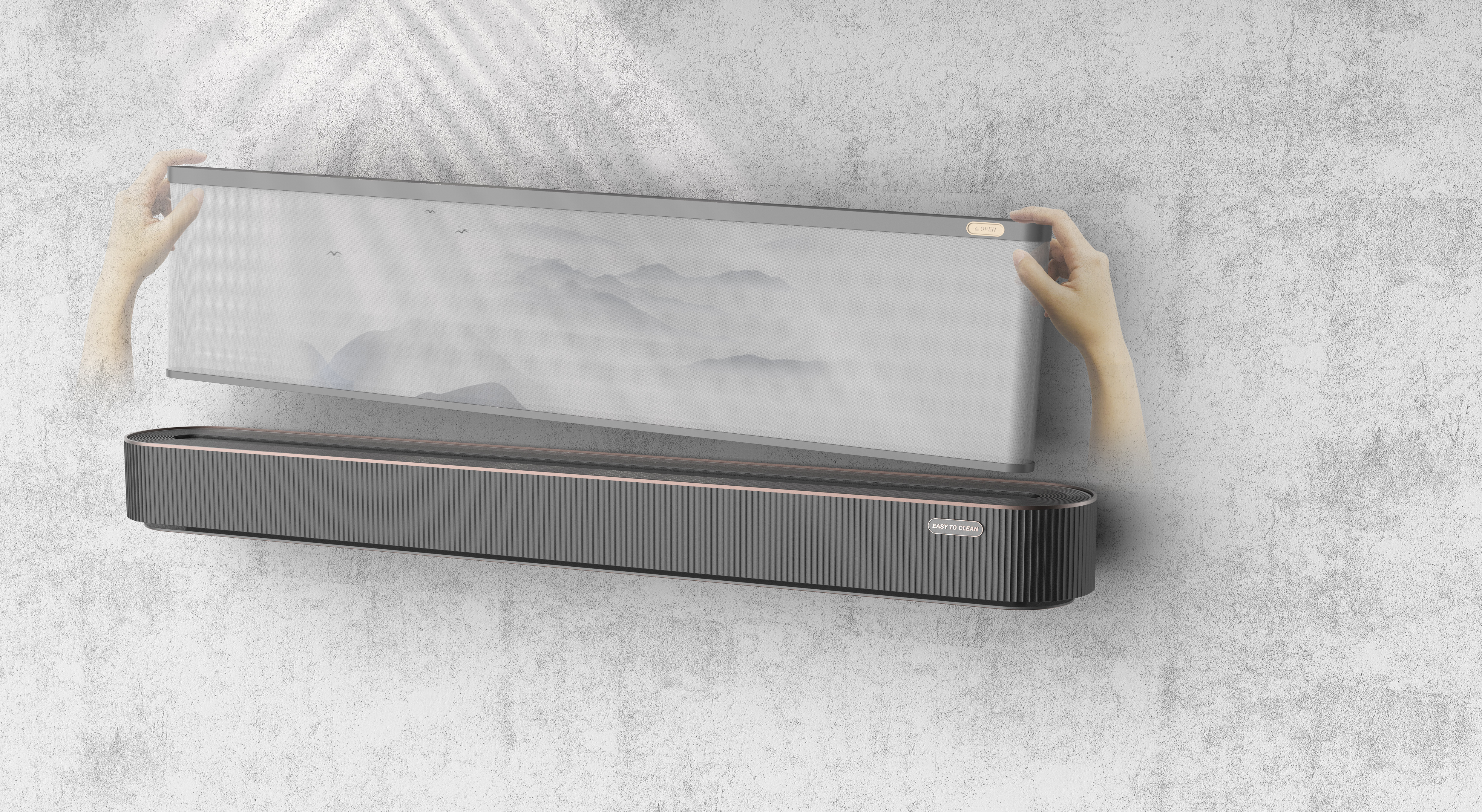 Spade design，air cleaner，Landscape painting，