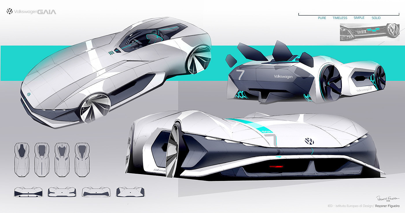 VOLKSWAGEN，Gaia，industrial design，brand，Concept car，Future car，