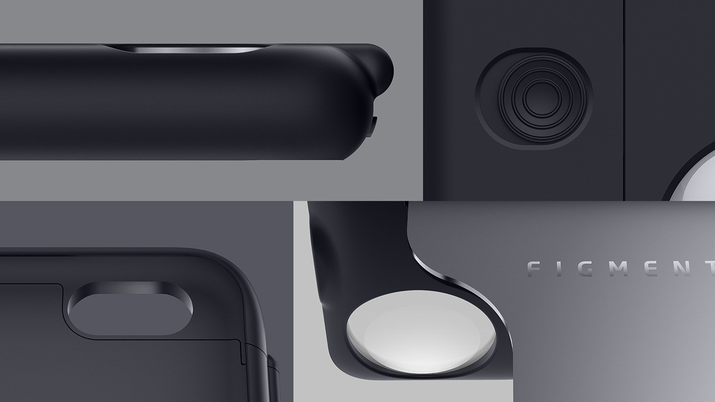 VR equipment，figment，Mobile phone shell，industrial design，VR mobile phone case，Digital peripheral，