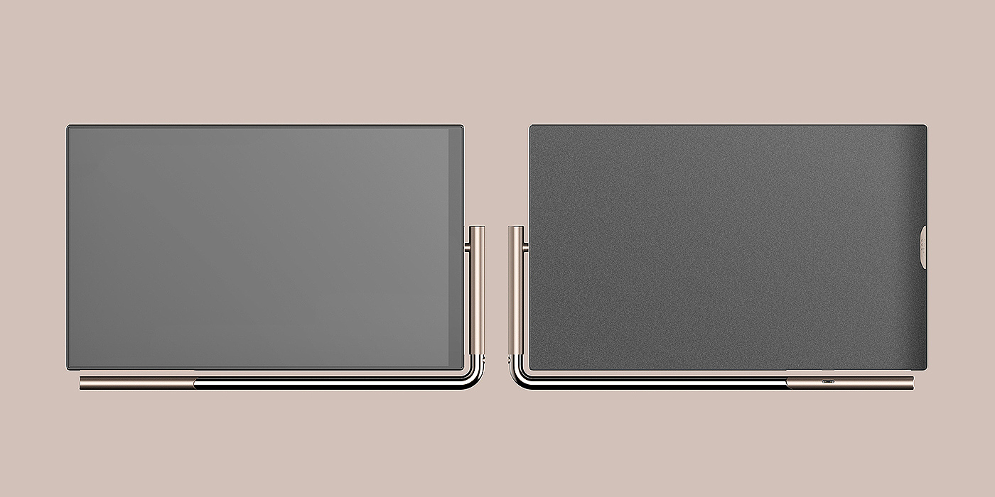 l-rod，Extended display，industrial design，Product display，delicate，Flat panel，