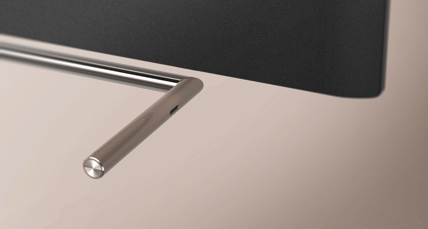 l-rod，Extended display，industrial design，Product display，delicate，Flat panel，