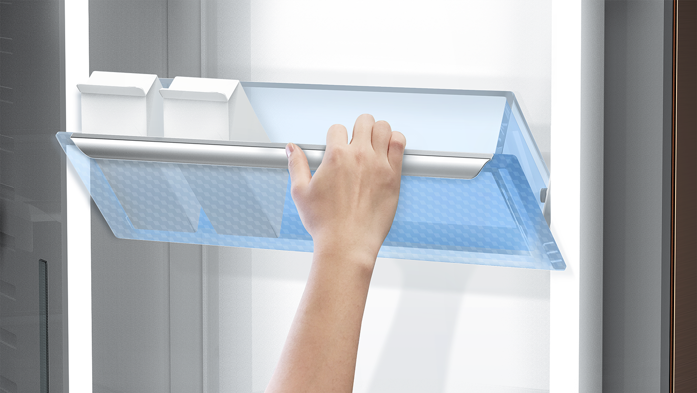 Refrigerator，energy conservation，Save time，industrial design，Home appliance design，Fast positioning，