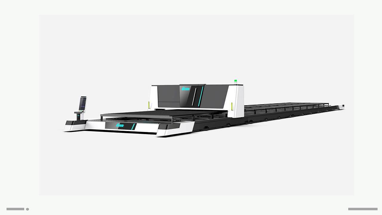 激光切割，工业设备，简约，