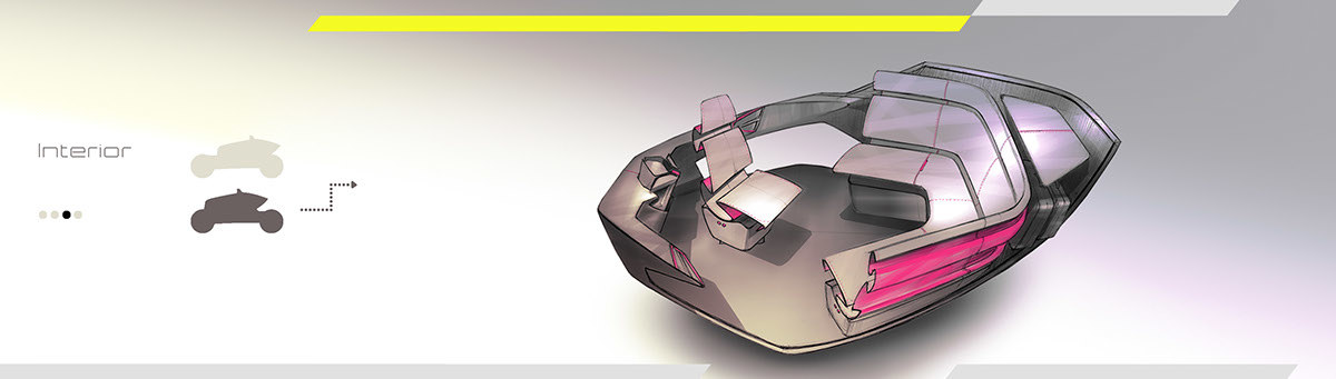 Concept car design，High safety factor，Annular cabin，vehicle，