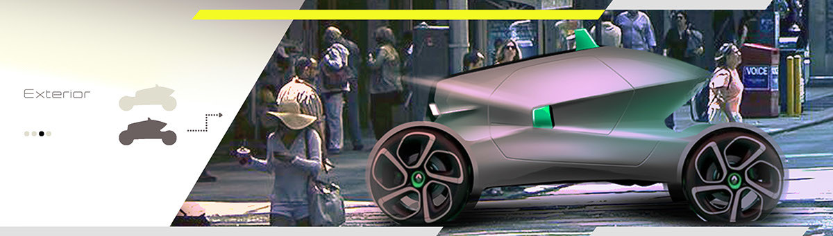 Concept car design，High safety factor，Annular cabin，vehicle，