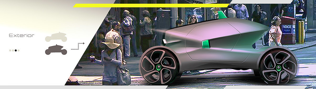 Concept car design，High safety factor，Annular cabin，vehicle，