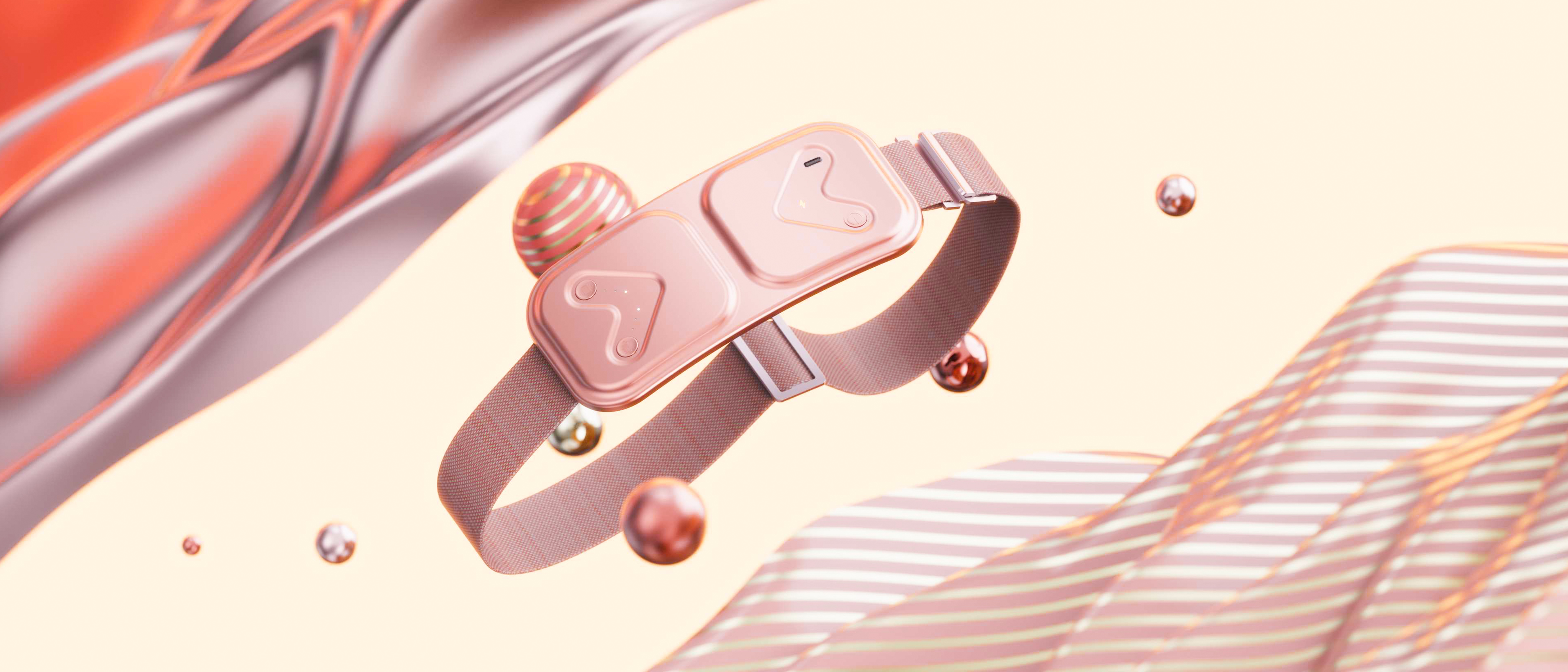 Massage apparatus，Pink，Nanfeng industrial design，