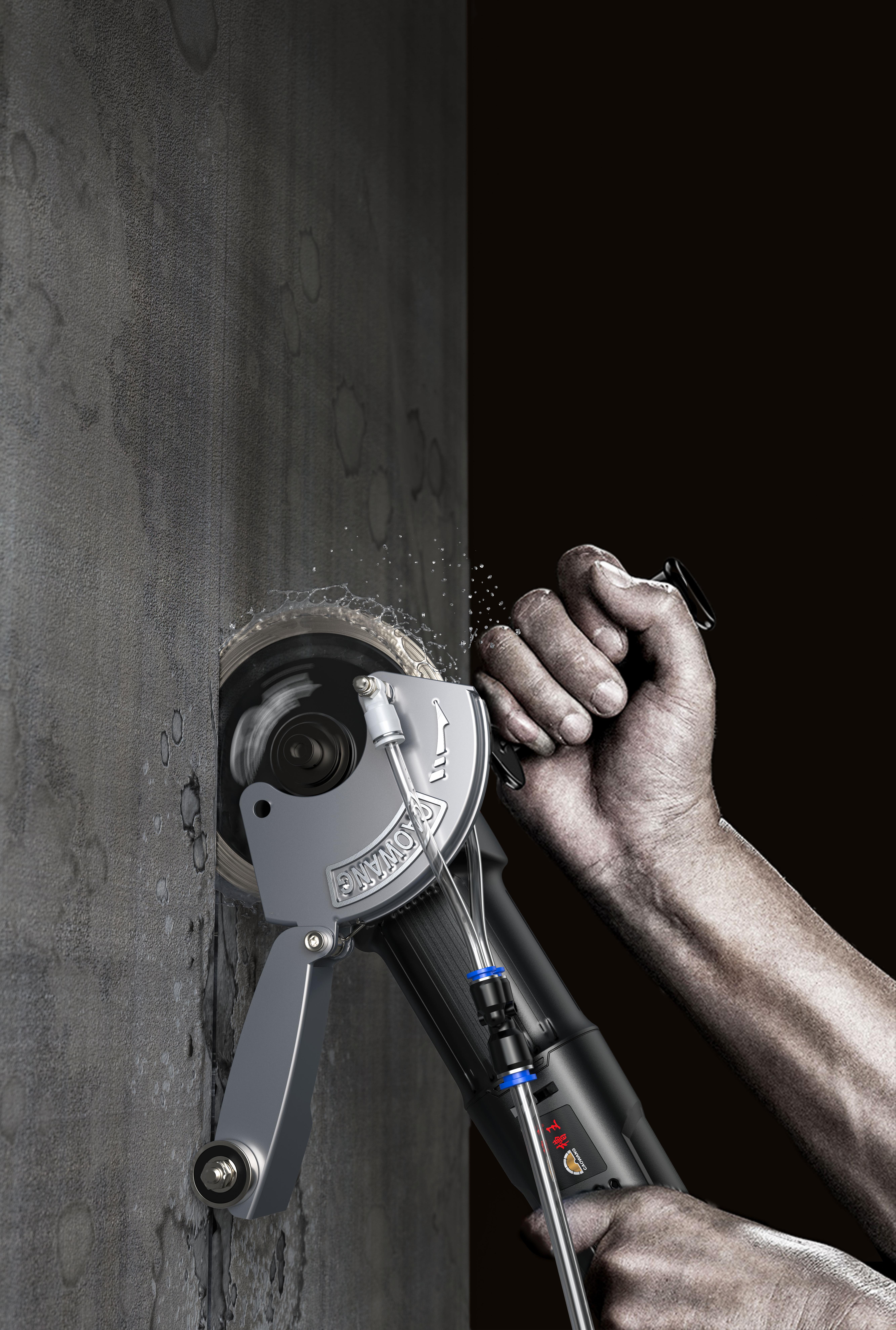 Angle grinder，Slotting machine，Electric tool，Hardware tools，Keyshot rendering，