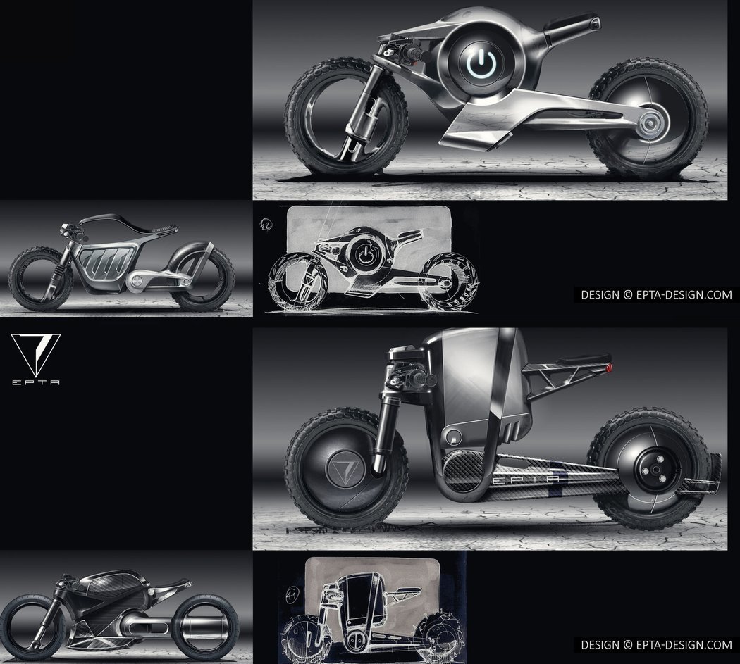 Cool，The future is full of technology，Perfect combination of form and function，Electric motorcycle，