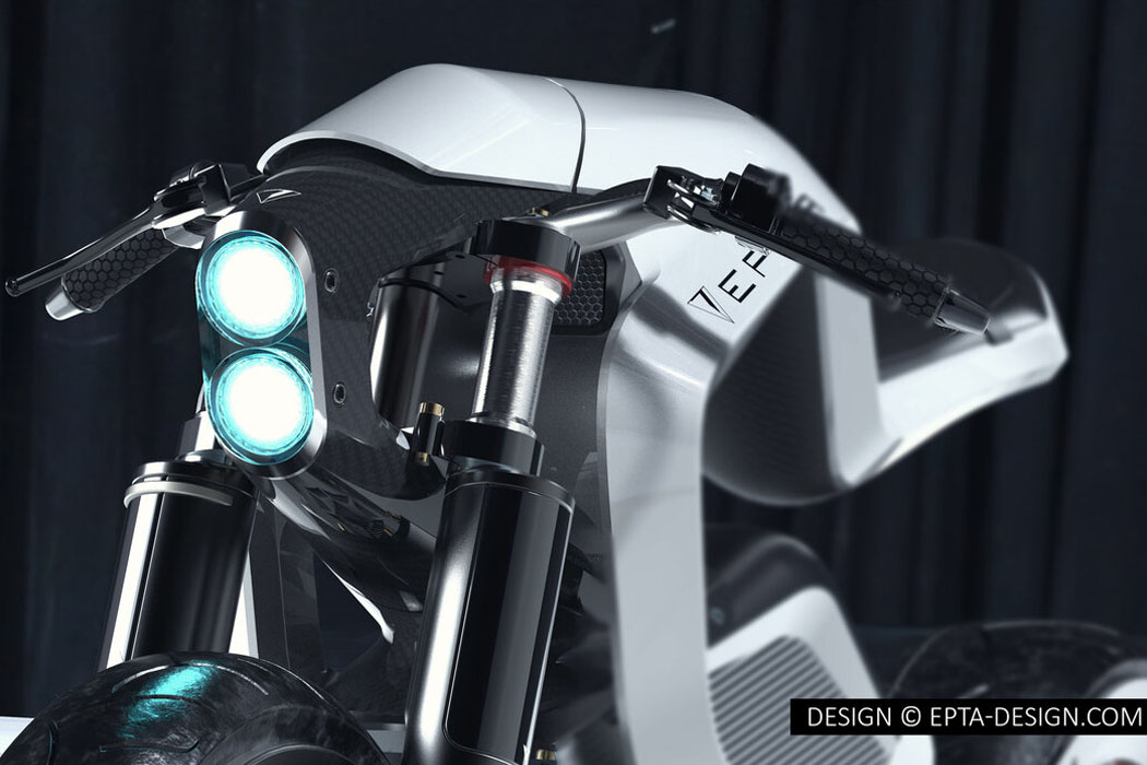 Cool，The future is full of technology，Perfect combination of form and function，Electric motorcycle，